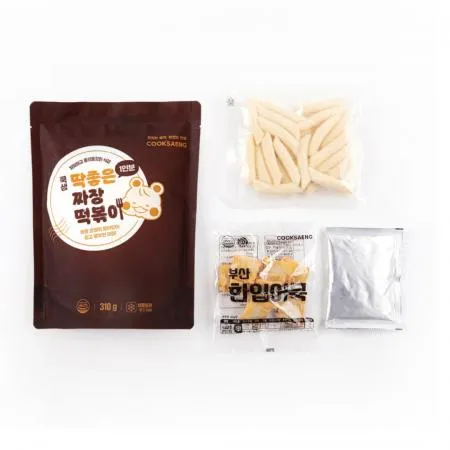 쿡생 딱좋은 1인분 짜장떡볶이310g  이미지