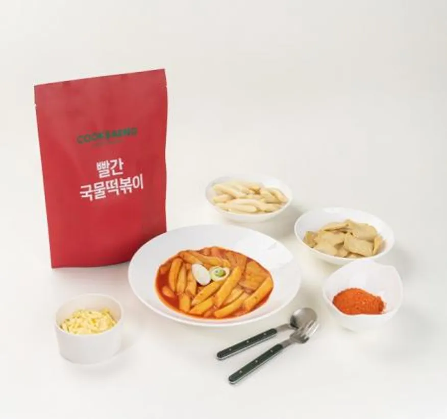 쿡생 국물떡볶이310g 밀키트 간식 분식 업소용 프랜차이즈떡볶이 이미지