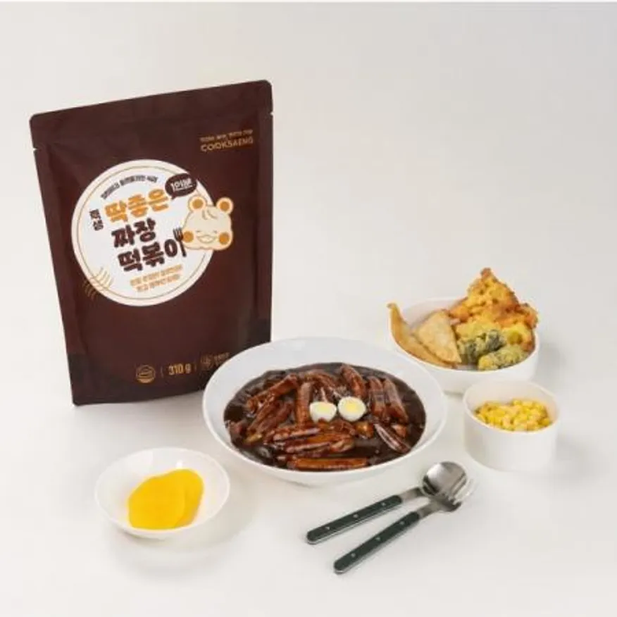 쿡생 딱좋은 1인분 짜장떡볶이310g 이미지
