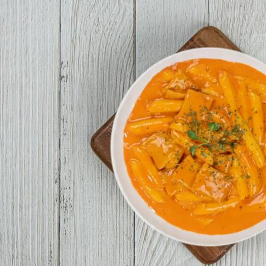 로제떡볶이 620g(2회분) 밀키트 간식 야식 이미지