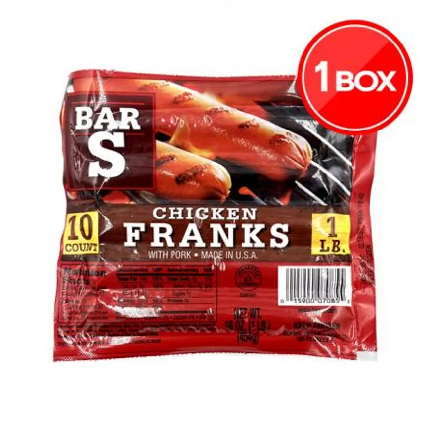 바스 치킨 프랑크 소시지 454g 24개입 이미지