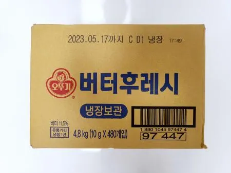 오뚜기 후레시버터 4.8kg (10g 480개입)