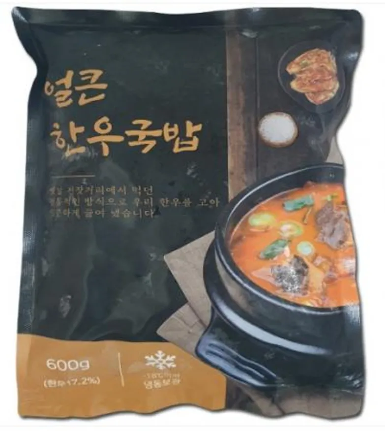 얼큰한우국밥 600g/우복당식품 이미지