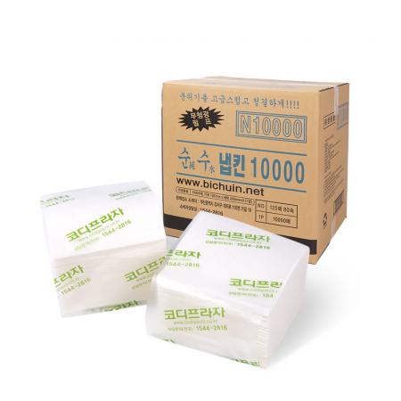 비츄인 순수 냅킨 10000매 테이블냅킨 K025