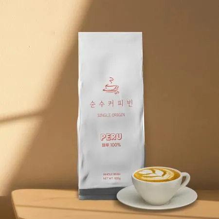 순수커피빈 싱글오리진 페루 500g 중배전 은은한 감귤향 원두