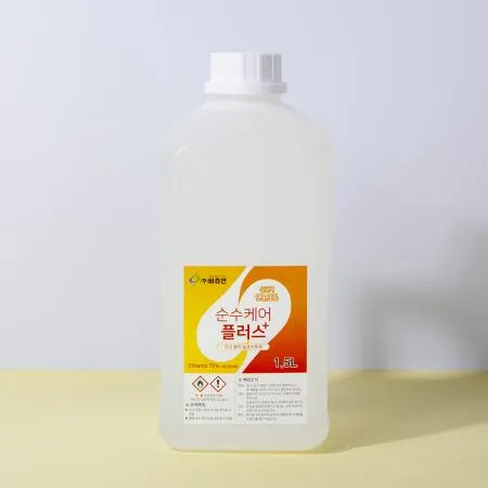 비츄인 순수케어플러스 살균소독제 1.5L 리필 알코올 70% 고함량