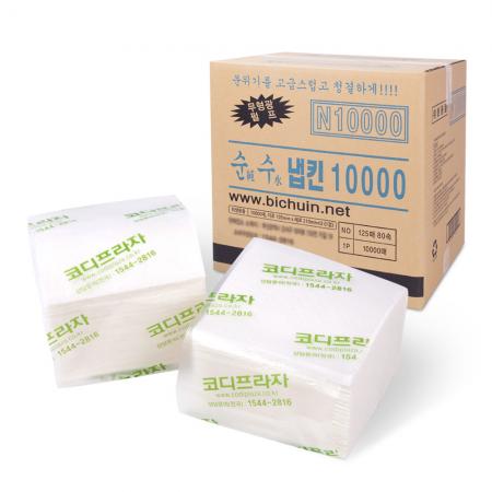비츄인 순수 냅킨 10000매 테이블냅킨 K025 이미지