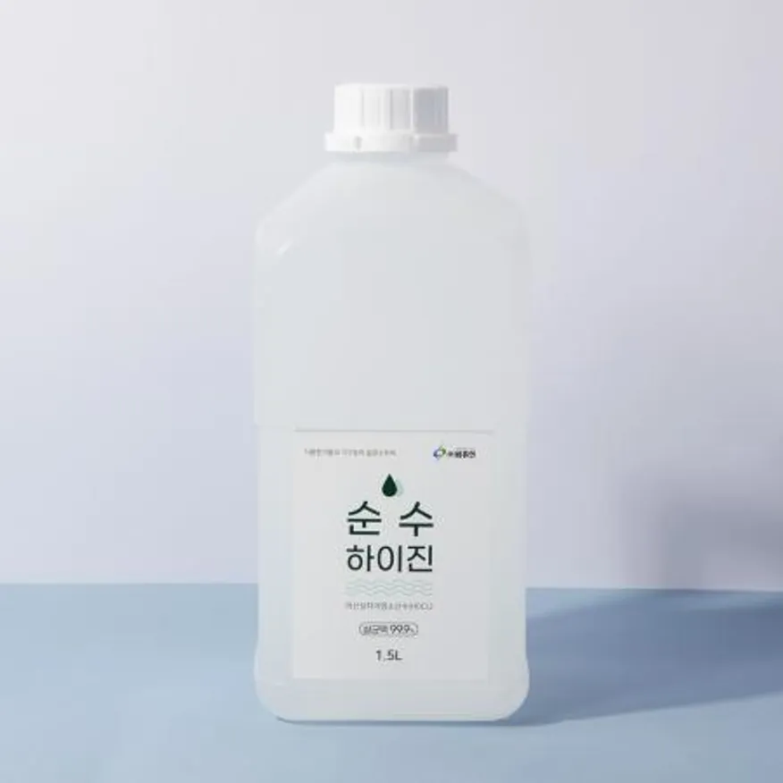 순수하이진 무알콜 살균소독제 1.5L 식당 주방 도마 식기소독 리필 이미지