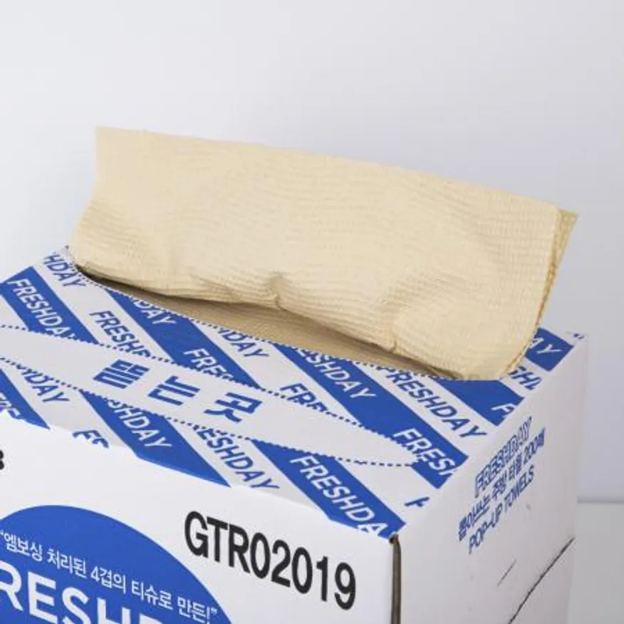 비츄인 쌍용 후레시데이 뽑아쓰는 주방타올 200매 K030 이미지