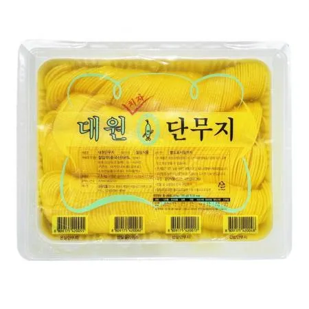 대원 단무지 (반달, 슬라이스, 2.5kg) 반달 슬라이스 단무지