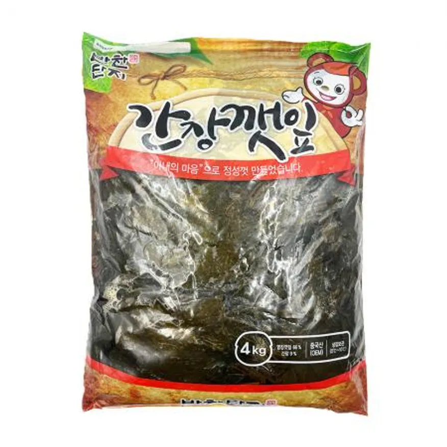 반찬단지 매실간장깻잎 4kg (늘품) 이미지