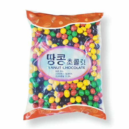 [교차출고] 땅콩 초콜릿 1kg 대용량 초콜렛 영양간식