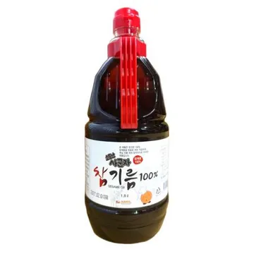 소문난 참기름 100% 1.8L 사군자 참깨분