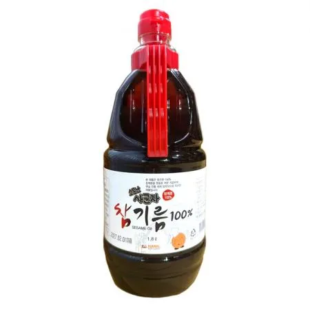 소문난 참기름 100% 1.8L 사군자 참깨분