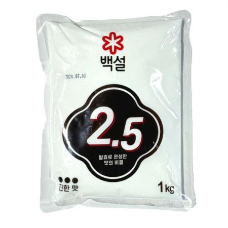 백설 2.5 바이오핵산 1kg 발효조미료
