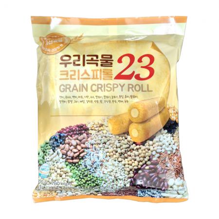 우리곡물 크리스피롤 23 과자 500g 간식