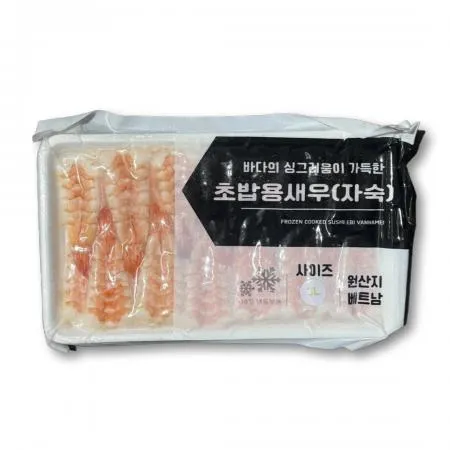 [초밥재료] 자숙새우 3L (125g*20미) 냉동