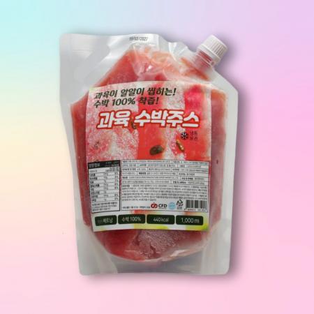 ★여름 특가★ 베트남 수박주스 1kg 냉동 땡모반 쥬스 이미지