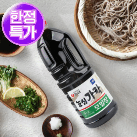 ★한정수량 초특가★ 농심 가락 메밀장 1.8L 모밀장 소스 (제한)