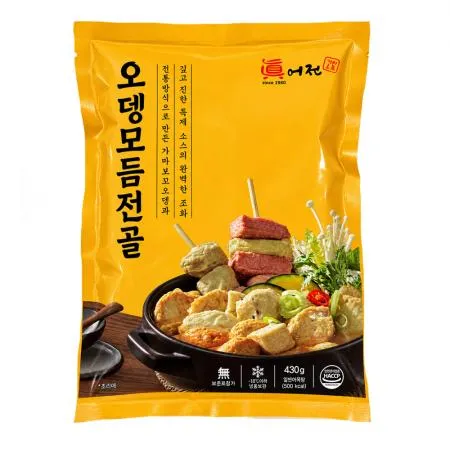 진어전 가마보꼬 오뎅모듬전골 430g 소스포함 어묵탕