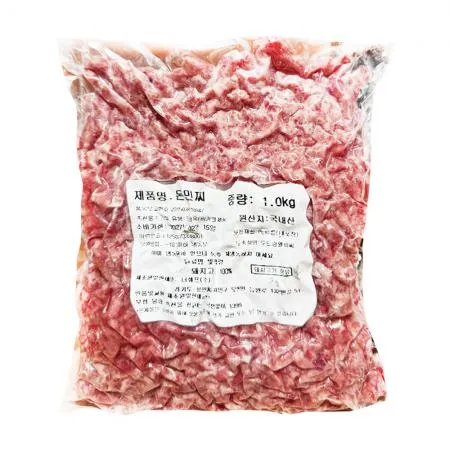 돼지고기 민찌 1kg 국내산 돈민찌 다진고기 이미지