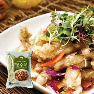 그린푸드 통살 탕수육 1kg 냉동 튀김 중식 대용량