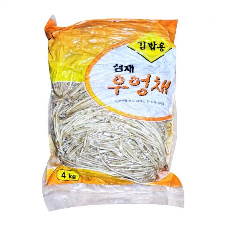 우엉채 4kg ( 3mm )