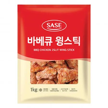 사세 바베큐윙스틱 1kg 냉동 치킨