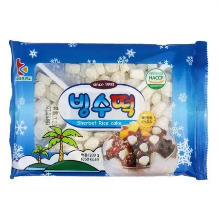[교차출고] 빙수떡 200g 빙수 토핑 재료 이미지