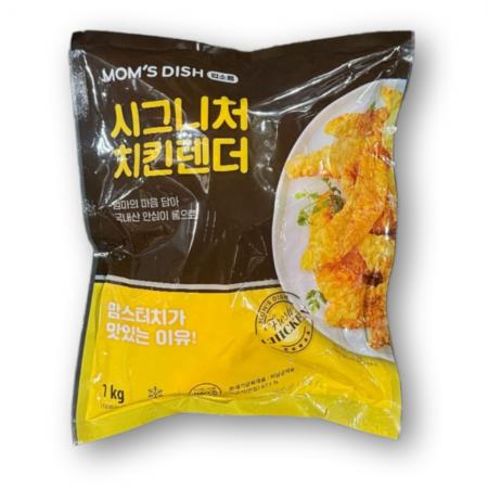 맘스터치 시그니처 치킨텐더 1kg 냉동 순살치킨