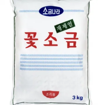 소금나라 꽃소금 3kg (고운,재제염)