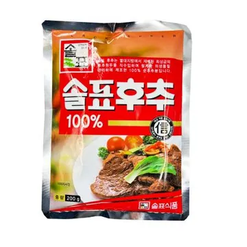 솔표 후추 분말 200g 가루 향신료