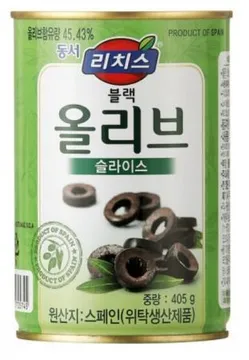 리치스 블랙올리브 슬라이스 405g