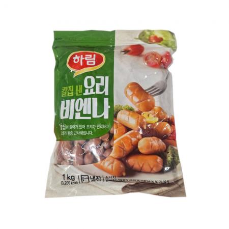 하림 칼집 비엔나 1kg 소세지 소시지