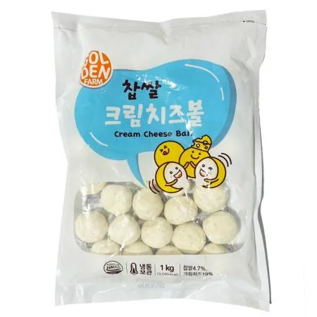 찹쌀 크림치즈볼 1kg (30~34알)