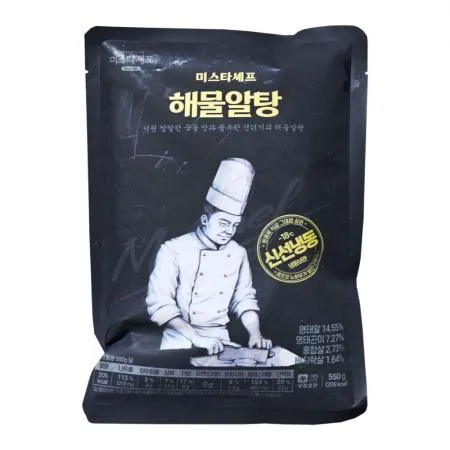 미스타셰프 해물알탕 550g 즉석 국 탕