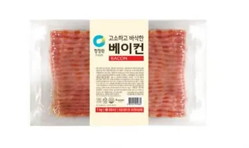 청정원 베이컨 1kg 냉동 전지