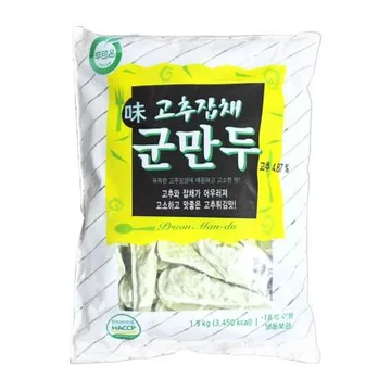푸르온 고추잡채 군만두 1.5kg 만두