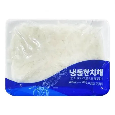 한치 몸채 400g 냉동 슬라이스 한치채 수입산