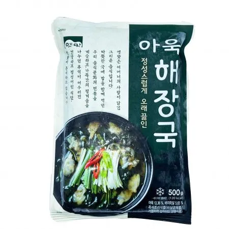 옛맛 아욱 해장국 500g 바지락첨가