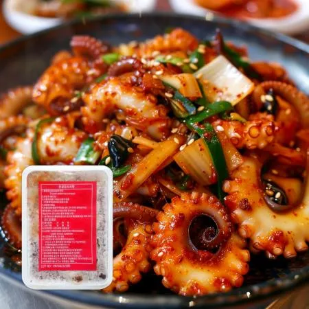 양념쭈꾸미 500g 냉동 