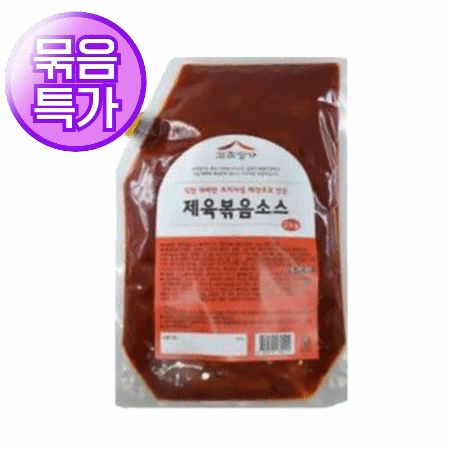 ★묶음 초특가★ 고추명가 제육볶음소스 2kg