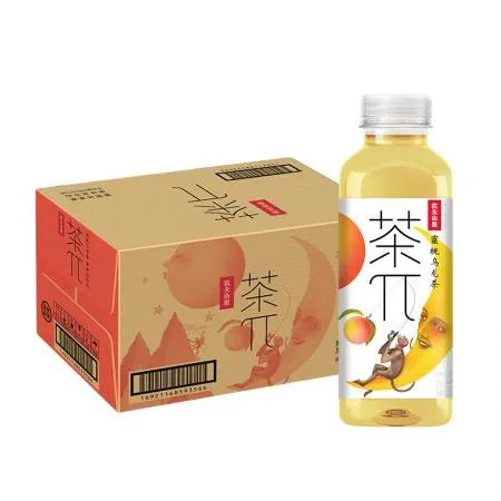 차파이 복숭아 우롱차 500ml 홍차 중국음료 [茶π 蜜桃乌龙茶]