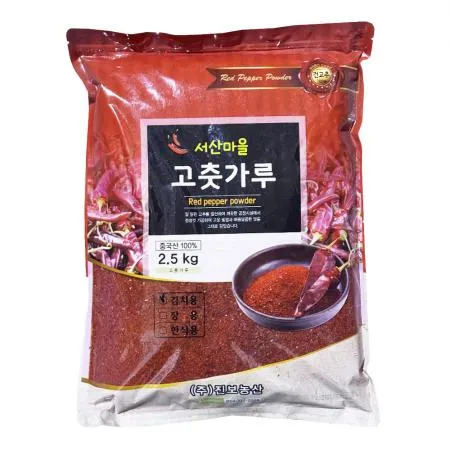 ★한정수량 초특가★ 서산마을 고춧가루2.5kg (김치용) 중국산 고추가루 김장김치 [유통기한 : 26년 06월 16일](제한)