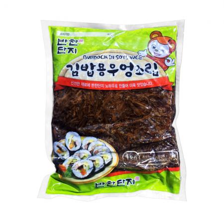 반찬단지 우엉조림 1kg (김밥용,3mm)