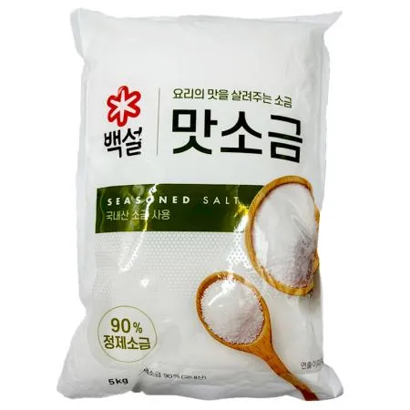 백설 맛소금 5kg 중간입자