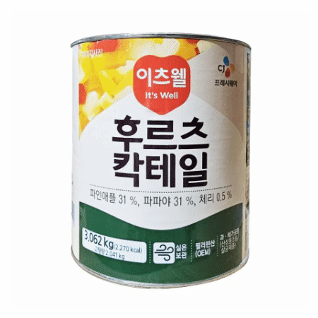 [교차출고] 후르츠칵테일 3kg