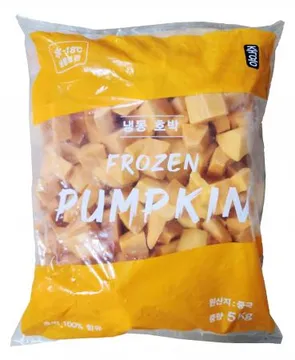 신정 손질된 냉동 호박 5kg 죽용 채소 야채