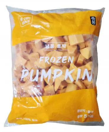 신정 손질된 냉동 호박 5kg 죽용 채소 야채
