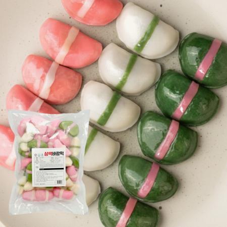 삼색 바람떡 1kg 떡 송편